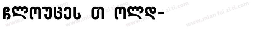 Glouces MT Bold字体转换